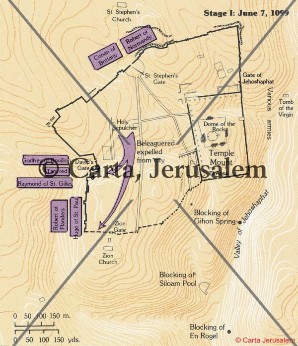 The Crusader Siege Of Jerusalem: Stage 1, June 7, 1099 - Biblewhere