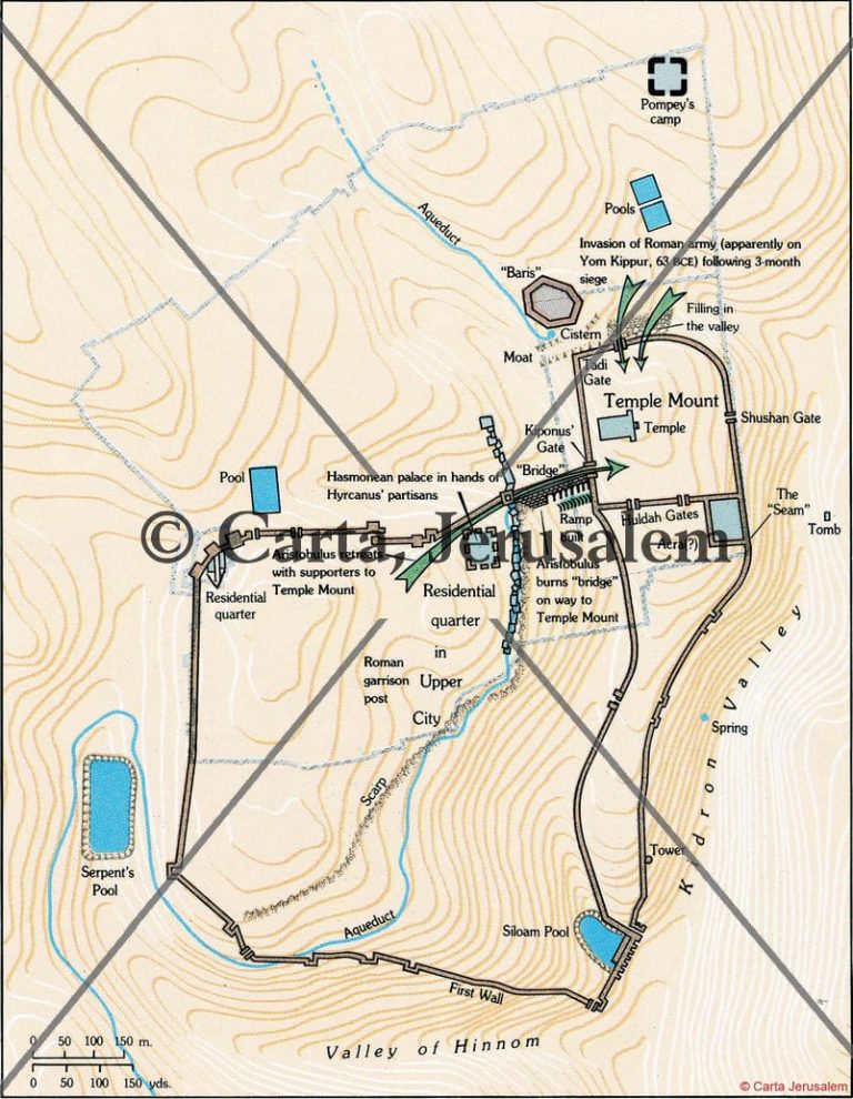 Pompey's Siege Of Jerusalem In 63 BCE Biblewhere