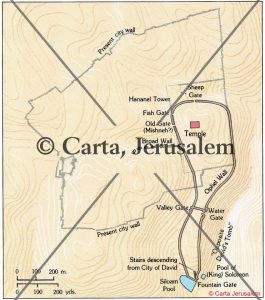 Map Of Jerusalem In The Time Of Nehemiah - Biblewhere