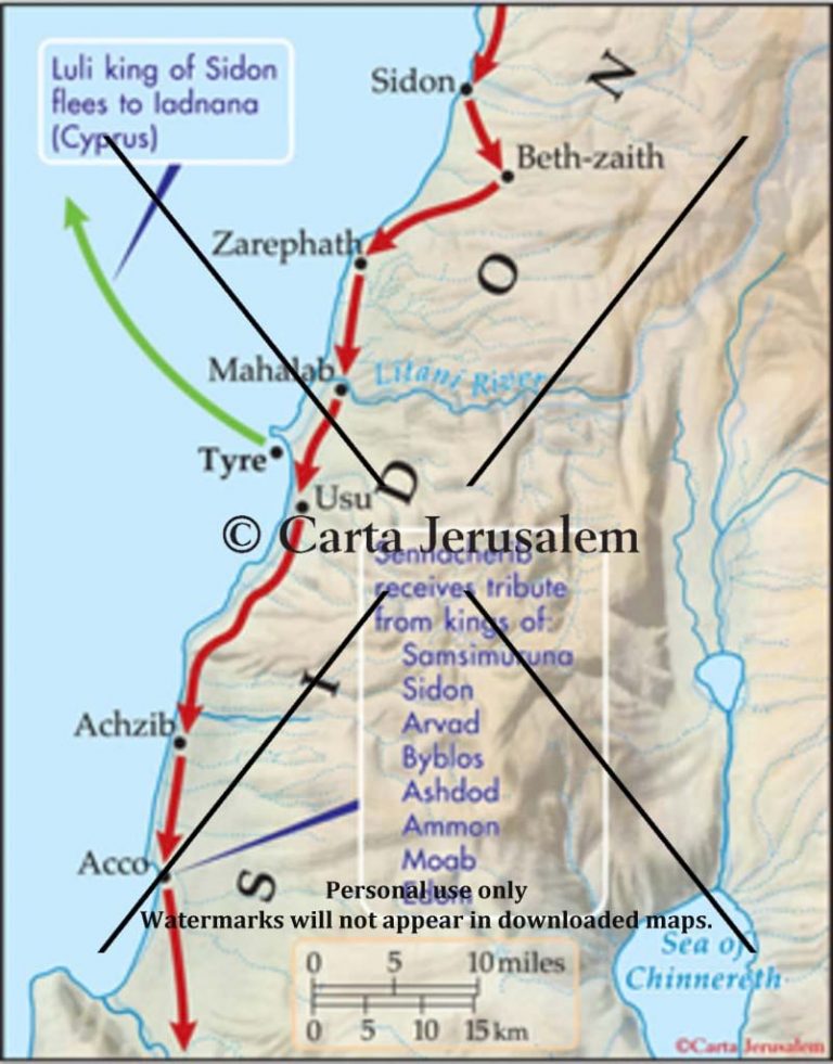 Sennacherib’s Reconquest Of Phoenicia - Biblewhere