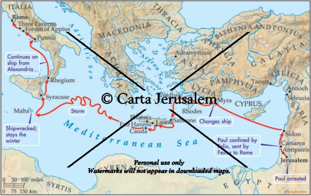 Paul's Arrest And Imprisonment - Biblewhere