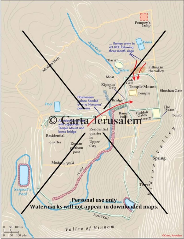 Pompey's Siege Of Jerusalem, 63 BCE - Biblewhere