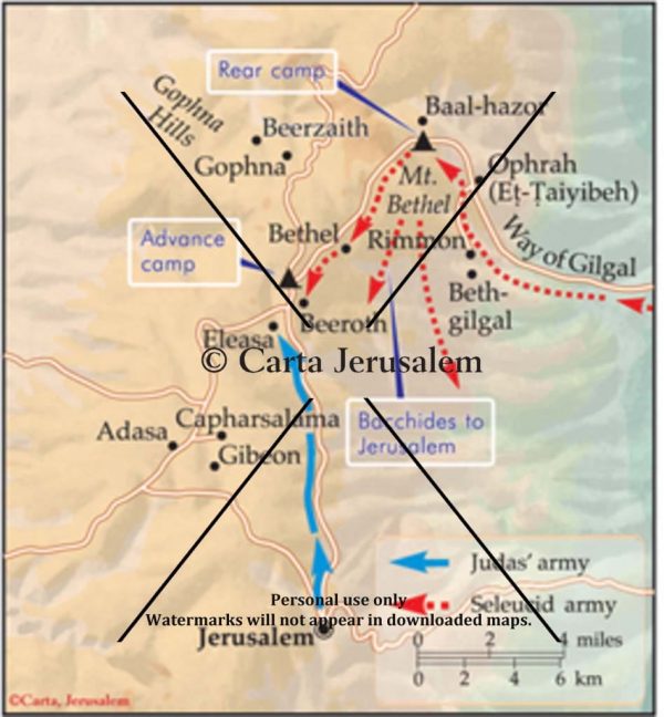 The Campaign Of Bacchides, 161 BCE - Biblewhere