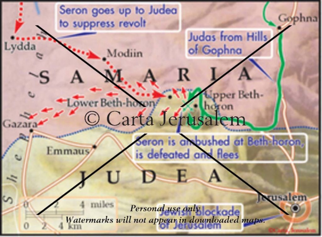 The Battle Of Beth-Horon, 166 BCE - Biblewhere