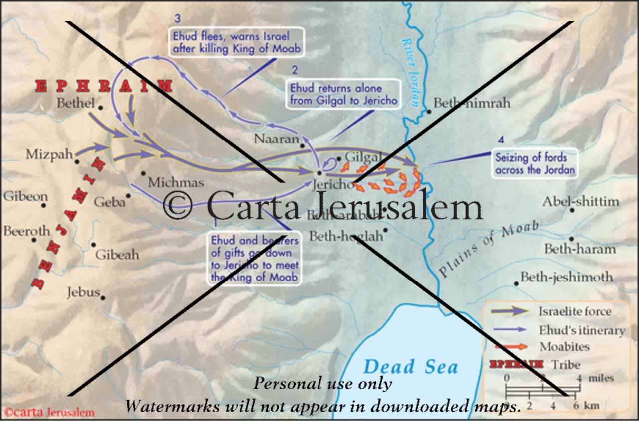 The Conflict Of Ehud - Biblewhere