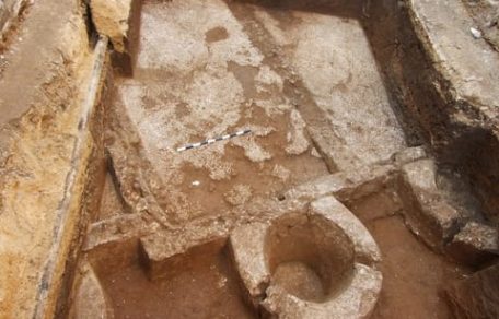 An Ancient Industrial Installation was was was Revealed beneath theAsphalt in Yafo-IAA PR